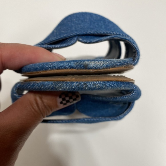 Vince Camuto Maydree Heeled Sandal in Blue Denim - Picture 9 of 13